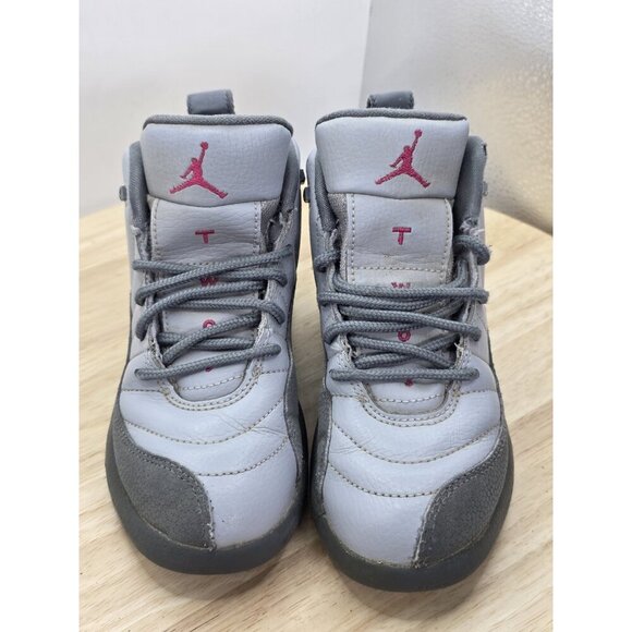 NIKE AIR JORDAN 12 RETRO GP (510816-029) WOLF GRAY /PASSION PINK/GRAY SIZE 11C - Picture 4 of 9
